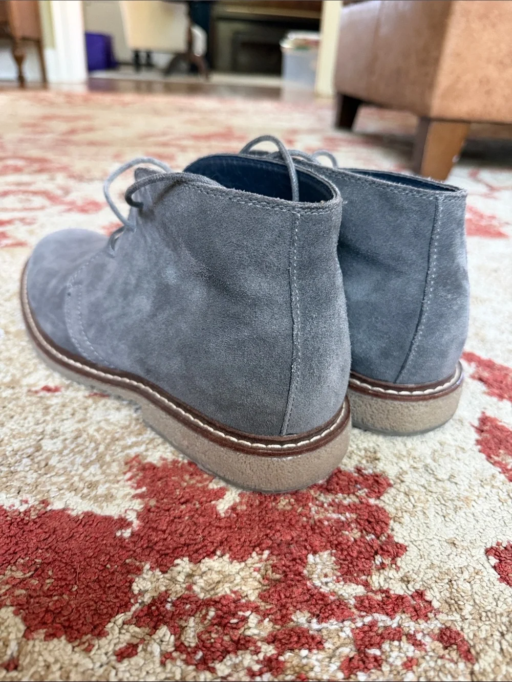 Hawke & Co Gray Suede Chukka Boots